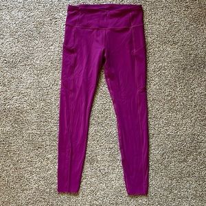 Lululemon fast and free leggings 28in